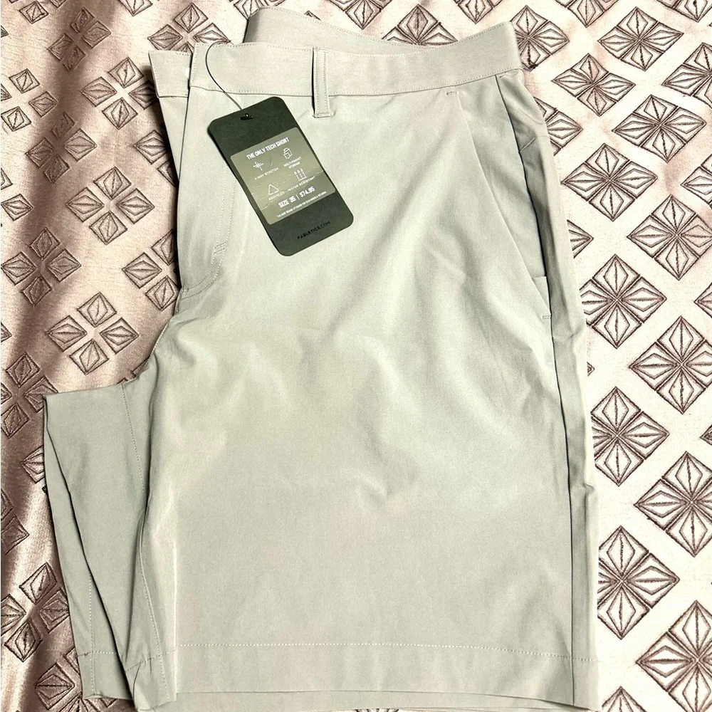 Fabletics Gray Tech Shorts - Picture 1 of 6